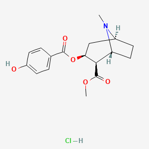 molecular formula C17H22ClNO5 B3324827 p-Hydroxycocaine hydrochloride CAS No. 197771-77-0