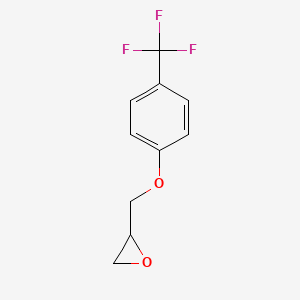 molecular formula C10H9F3O2 B3324835 2-((4-(三氟甲基)苯氧基)甲基)环氧乙烷 CAS No. 198226-65-2