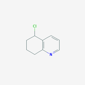 molecular formula C9H10ClN B3324857 5-Chloro-5,6,7,8-tetrahydroquinoline CAS No. 198401-82-0