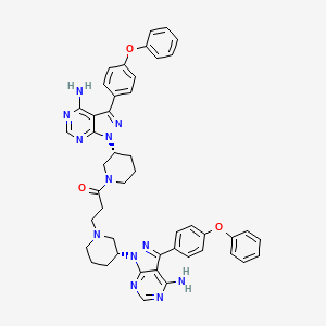 molecular formula C47H46N12O3 B3324867 Ibrutinib impurity 6 CAS No. 1987905-93-0
