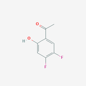 molecular formula C8H6F2O2 B3324885 Ethanone, 1-(4,5-difluoro-2-hydroxyphenyl)- CAS No. 199586-38-4