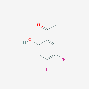 molecular formula C8H6F2O2 B3324885 1-(4,5-Difluoro-2-hydroxyphenyl)ethanone CAS No. 199586-38-4