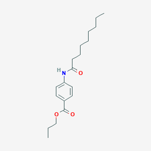 molecular formula C19H29NO3 B332492 Propyl 4-(nonanoylamino)benzoate 