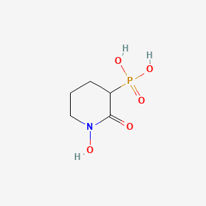 molecular formula C5H10NO5P B3324922 (1-Hydroxy-2-oxopiperidin-3-yl)phosphonic acid CAS No. 2004714-32-1