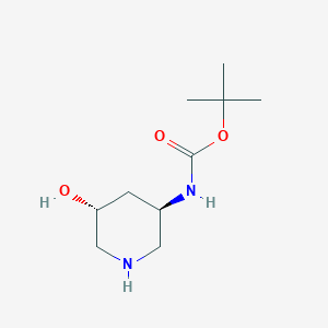 tert-Butyl N-[(3R,5R)-5-hydroxy-3-piperidyl]carbamate