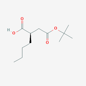 molecular formula C12H22O4 B3324935 (R)-(+)-2-Butylbutanedioic acid 4-tert-butyl ester CAS No. 200866-61-1