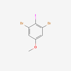 1,3-Dibromo-2-iodo-5-methoxybenzene