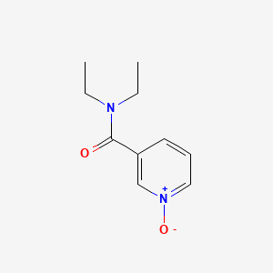 molecular formula C10H14N2O2 B3324973 Nicotinamide, N,N-diethyl-, N-oxide CAS No. 20165-96-2