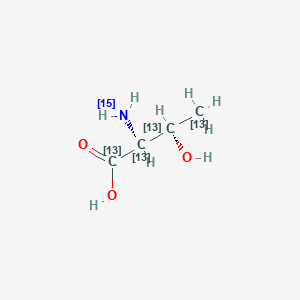 molecular formula C4H9NO3 B3325005 L-苏氨酸-13C4,15N CAS No. 202468-39-1