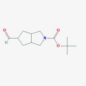 tert-Butyl 5-formyl-octahydrocyclopenta[c]pyrrole-2-carboxylate