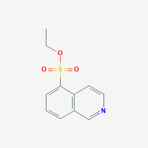 molecular formula C11H11NO3S B3325055 异喹啉-5-磺酸乙酯 CAS No. 2044706-58-1