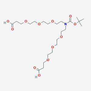 molecular formula C23H43NO12 B3325079 Acid-apeg6-acid n-boc CAS No. 2055023-35-1
