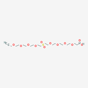 molecular formula C22H40O12S B3325094 炔丙基-PEG4-砜-PEG4-酸 CAS No. 2055024-41-2