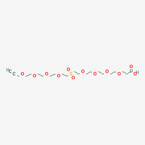 Propargyl-PEG4-Sulfone-PEG4-acid