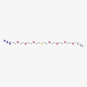 molecular formula C19H35N3O7S B3325123 Azido-PEG3-S-PEG4-propargyl CAS No. 2055041-24-0