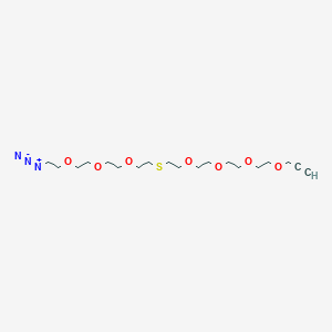 molecular formula C19H35N3O7S B3325123 叠氮-PEG3-S-PEG4-炔丙基 CAS No. 2055041-24-0