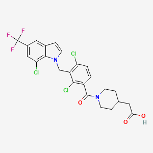 molecular formula C24H20Cl3F3N2O3 B3325134 Unii-X6466M4lvp CAS No. 2055496-11-0