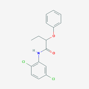 molecular formula C16H15Cl2NO2 B332517 N-(2,5-dichlorophenyl)-2-phenoxybutanamide 