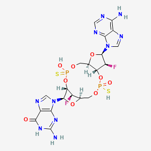 molecular formula C20H22F2N10O9P2S2 B3325197 Unii-ckp8AS5W73 CAS No. 2082743-96-0