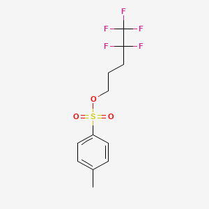 molecular formula C12H13F5O3S B3325258 4,4,5,5,5-Pentafluoropentyl 4-methylbenzenesulfonate CAS No. 209325-64-4