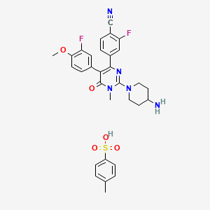molecular formula C31H31F2N5O5S B3325309 Unii-496P6HY485 CAS No. 2097523-57-2