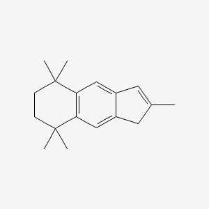 molecular formula C18H24 B3325354 2,5,5,8,8-Pentamethyl-5,6,7,8-tetrahydro-1H-cyclopenta[b]naphthalene CAS No. 210286-72-9