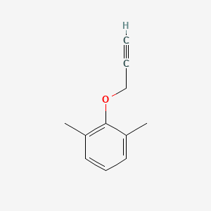 molecular formula C11H12O B3325376 1,3-Dimethyl-2-(prop-2-ynyloxy)benzene CAS No. 21078-03-5
