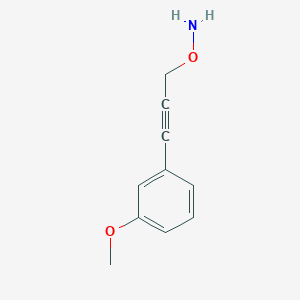 molecular formula C10H11NO2 B3325386 O-(3-(3-甲氧基苯基)-2-丙炔基)羟胺 CAS No. 210985-43-6