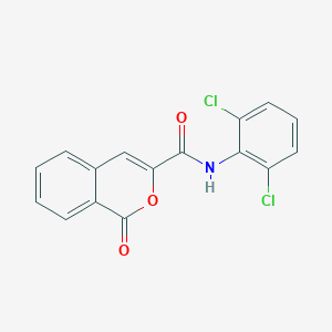 molecular formula C16H9Cl2NO3 B332540 N-(2,6-dichlorophenyl)-1-oxo-1H-isochromene-3-carboxamide 