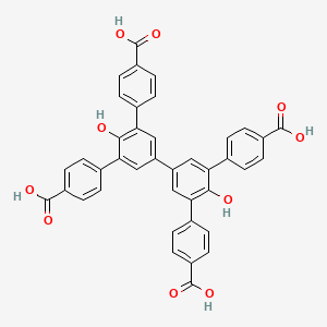 4-[5-[3,5-bis(4-carboxyphenyl)-4-hydroxyphenyl]-3-(4-carboxyphenyl)-2-hydroxyphenyl]benzoic acid