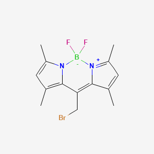 molecular formula C14H16BBrF2N2 B3325574 8-溴甲基-4,4-二氟-1,3,5,7-四甲基-4-硼-3A,4A-二氮杂-S-茚满 CAS No. 216434-81-0