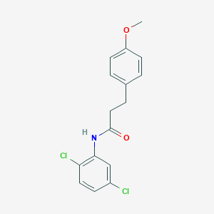 molecular formula C16H15Cl2NO2 B332561 N-(2,5-dichlorophenyl)-3-(4-methoxyphenyl)propanamide 
