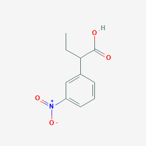 molecular formula C10H11NO4 B3325656 2-(3-Nitrophenyl)butyric acid CAS No. 21762-22-1