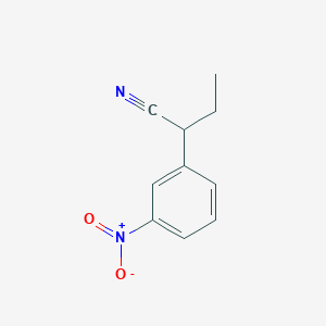 molecular formula C10H10N2O2 B3325661 Benzeneacetonitrile, alpha-ethyl-3-nitro- CAS No. 21762-23-2