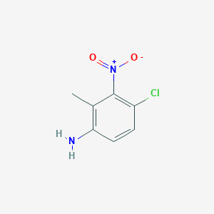molecular formula C7H7ClN2O2 B3325692 4-Chloro-2-methyl-3-nitroaniline CAS No. 219312-08-0