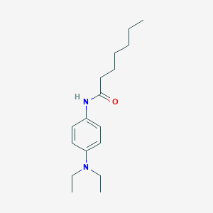 N-[4-(diethylamino)phenyl]heptanamide