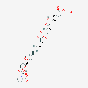 molecular formula C53H85NO15 B3325721 Unii-qkh7mle47U CAS No. 220127-30-0