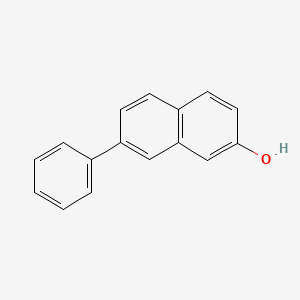 molecular formula C16H12O B3325763 7-Phenyl-naphthalen-2-ol CAS No. 221018-05-9