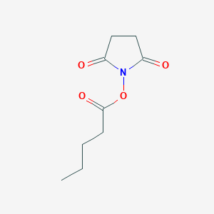 molecular formula C9H13NO4 B3325767 2,5-Dioxopyrrolidin-1-yl pentanoate CAS No. 22102-91-6