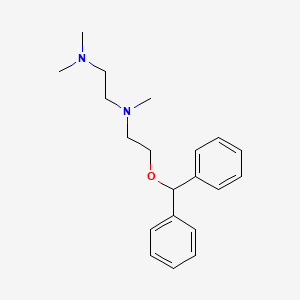 molecular formula C20H28N2O B3325787 N-(2-(二苯甲氧基)乙基)-N,N',N'-三甲基乙烷-1,2-二胺 CAS No. 2212-35-3