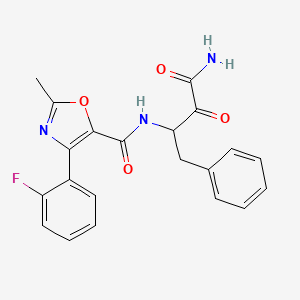 molecular formula C21H18FN3O4 B3325815 Dazcapistat CAS No. 2221010-42-8
