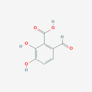 molecular formula C8H6O5 B3325824 6-Formyl-2,3-dihydroxy-benzoic acid CAS No. 22231-81-8