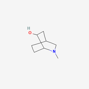 molecular formula C8H15NO B3325831 2-甲基-2-氮杂双环[2.2.2]辛烷-6-醇 CAS No. 222313-87-3