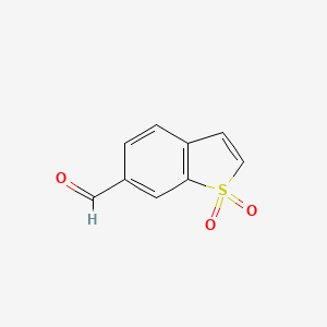 molecular formula C9H6O3S B3325840 Benzo[b]thiophene-6-carbaldehyde 1,1-dioxide CAS No. 2226039-40-1