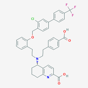 molecular formula C41H36ClF3N2O5 B3325865 Mosliciguat CAS No. 2231749-54-3