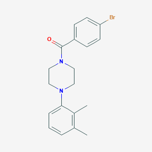 molecular formula C19H21BrN2O B332588 1-(4-Bromobenzoyl)-4-(2,3-dimethylphenyl)piperazine 