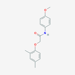 molecular formula C17H19NO3 B332593 2-(2,4-dimethylphenoxy)-N-(4-methoxyphenyl)acetamide 