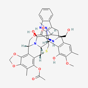molecular formula C41H44N4O10S B3325972 Ecubectedin CAS No. 2248127-53-7