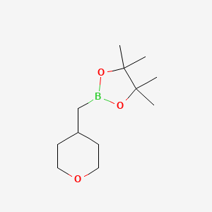 molecular formula C12H23BO3 B3325978 (4-Tetrahydropyranyl)methylboronic Acid Pinacol Ester CAS No. 2249826-22-8