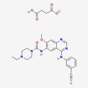 molecular formula C28H32N6O6 B3325986 Unii-2138WW3F3R CAS No. 2252334-12-4